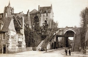 Le Mans, Frankrig, ca. 1900 (s/h-billede) af Photographer French