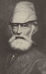 Alfred Krupp, tysk industrimand, der grundlagde Krupp-værket i Essen (s/h-foto) af Photographer German