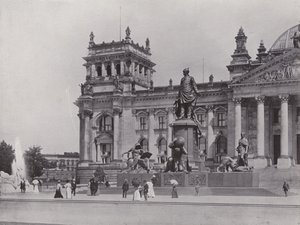 Bismarck monument (s/h foto) af Photographer German