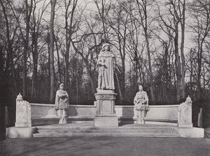Monument i Siegesallee, kurfyrst Friedrich I (s/h foto) af Photographer German
