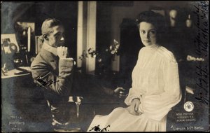 Hertuginde Cecilie med Vilhelm af Preussen af Photographer German