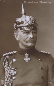 Feltmarskal August von Mackensen, tysk militærchef for Første Verdenskrig (s/h foto)