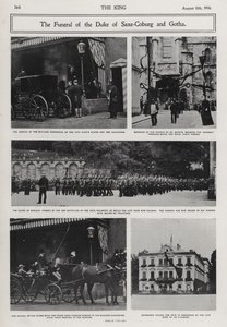 Begravelse af Alfred, hertug af Sachsen-Coburg og Gotha, anden søn af dronning Victoria og prins Albert, Coburg, Tyskland af Photographer German