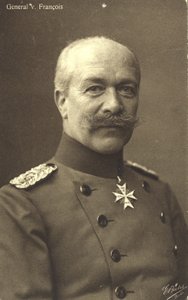 Hermann von Francois, tysk infanterigeneral fra Første Verdenskrig (s/h-foto) af Photographer German