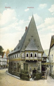 Hotelbrystdug, Goslar (farvefoto) af Photographer German
