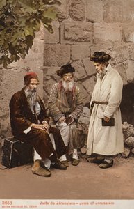 Jøder i Jerusalem (foto) af Photographer German