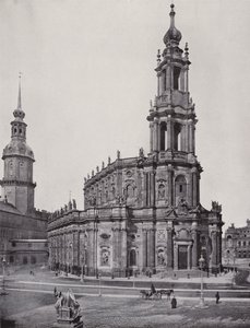 Catholic Court Church (s/h-billede) af Photographer German