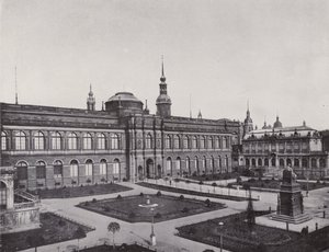 Royal Picture Gallery, udsigt fra Zwinger (s/h foto) af Photographer German