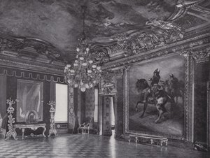 Royal Castle, The Red Eagle Room (s/h-billede) af Photographer German