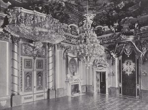 Konigliches Schloss, Thronsaal (s/h foto) af Photographer German