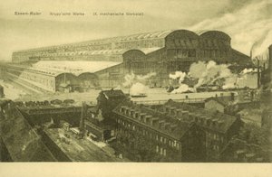 Krupp fabrik, Essen, Ruhr, Tyskland (s/h foto) af Photographer German