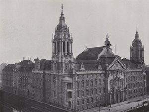 District Court i Neue Friedrich-Strasse (s/h foto) af Photographer German