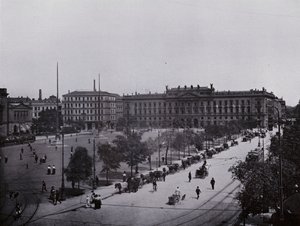 Leipzig: Augustusplatz (s/h foto) af Photographer German