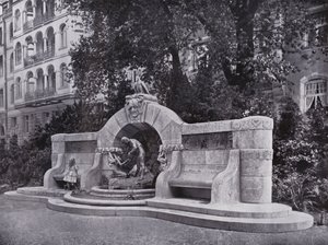 Leipzig: Marchenbrunnen (s/h foto) af Photographer German