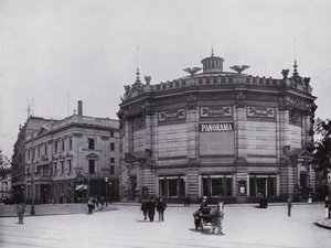 Leipzig: Panorama (s/h-foto) af Photographer German