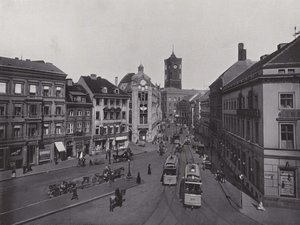 Molkenmarkt, Spandauer Strasse og rådhus (s/h-billede) af Photographer German