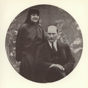 Mustafa Kemal Ataturk, Tyrkiets præsident, og hans kone, Latife Usakligil (s/h-billede)