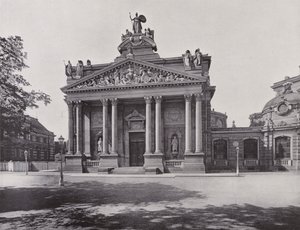 Kunstakademiets portal (s/h-billede) af Photographer German