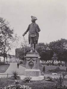 Potsdam, monument til Friedrich Des Grossen (s/h foto) af Photographer German