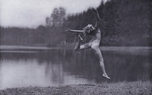 Den smukke krop, fysisk kultur for kvinder (s/h-foto) af Photographer German
