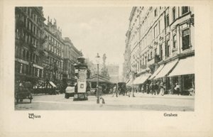 Udsigt over Vienna street (s/h foto) af Photographer German