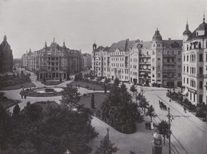Viktoria Luise-Platz (s/h foto) af Photographer German