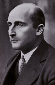 Werner March, tysk arkitekt, der tegnede stadion bygget til de olympiske lege i 1936 i Berlin, Tyskland (s/h foto)