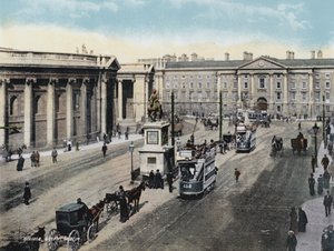 College Green, Dublin (farvefoto)