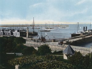 Kingstown Harbour, Co Dublin (farvefoto) af Photographer Irish