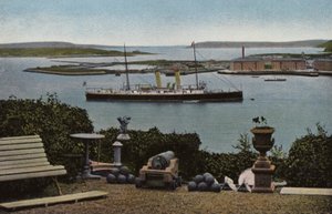 Sydirland: Queenstown Harbour, County Cork (farvet foto)