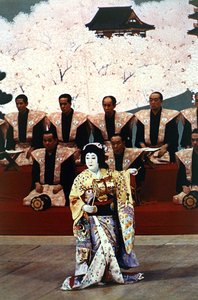 Japansk kabuki-spil (foto) af Photographer Japanese
