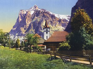 Grindelwald, Wetterhorn (foto) af Photographer Swiss