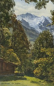 Wengen, Schweiz (farvefoto) af Photographer Swiss