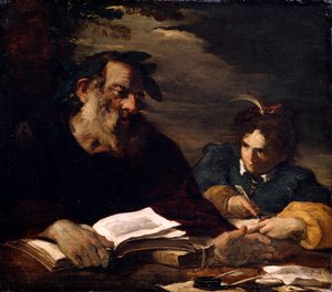 Homer dikterer sine digte, 1600-tallet