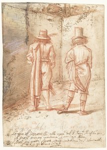 Portrætter af Pier Francesco Mola og Niccolò Simonelli af Pier Francesco Mola