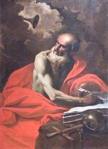 Saint Hieronymus (olie på lærred)