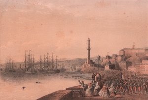 Landgang af franske tropper i Genova, Ligurien af Blaise Nicolas Le Sueur