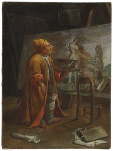 Paolo Matteis i sit studie af Pier Leone Ghezzi