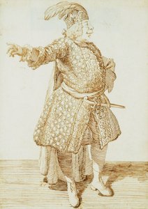 Portræt af Castrato Gaetano Caffarelli, ca. 1735