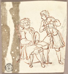 To herrer i 1700-tals kostume af Pier Leone Ghezzi