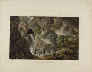 Vandfald ved Shanklin af Piercy Roberts