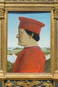 Portræt af hertugen af ​​Urbino, Federico da Montefeltro