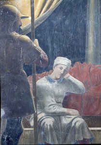 Konstantins drøm, fuldført 1464 (detalje) af Piero della Francesca