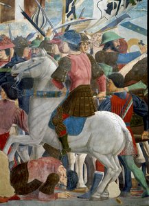 Legenden om det sande kors, slaget ved Heraclius og Chosroes, afsluttet 1464 (detaljer)