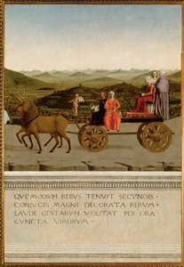 Hertuginden af Urbinos triumf, Battista Sforza (tempera på træ) af Piero della Francesca