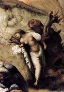 Andromede leveret af Persee, detalje (1510, olie på lærred) af Piero di Cosimo