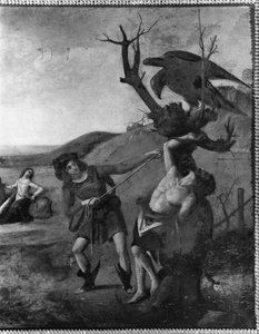 Myten om Prometheus, ca. 1515 (detaljer)