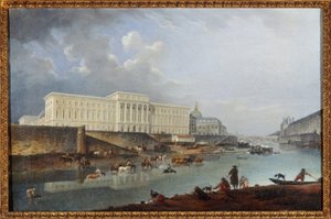 Hôtel de la Monnaie, Quai de Conti og Seinen, set fra Pointe de la Cité