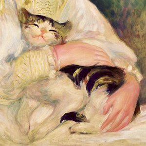 Julie Manet, også kendt som »Barnet med katten« af Pierre-Auguste Renoir