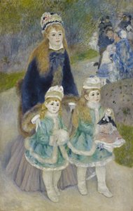 Mor og børn (La Promenade) af Pierre-Auguste Renoir